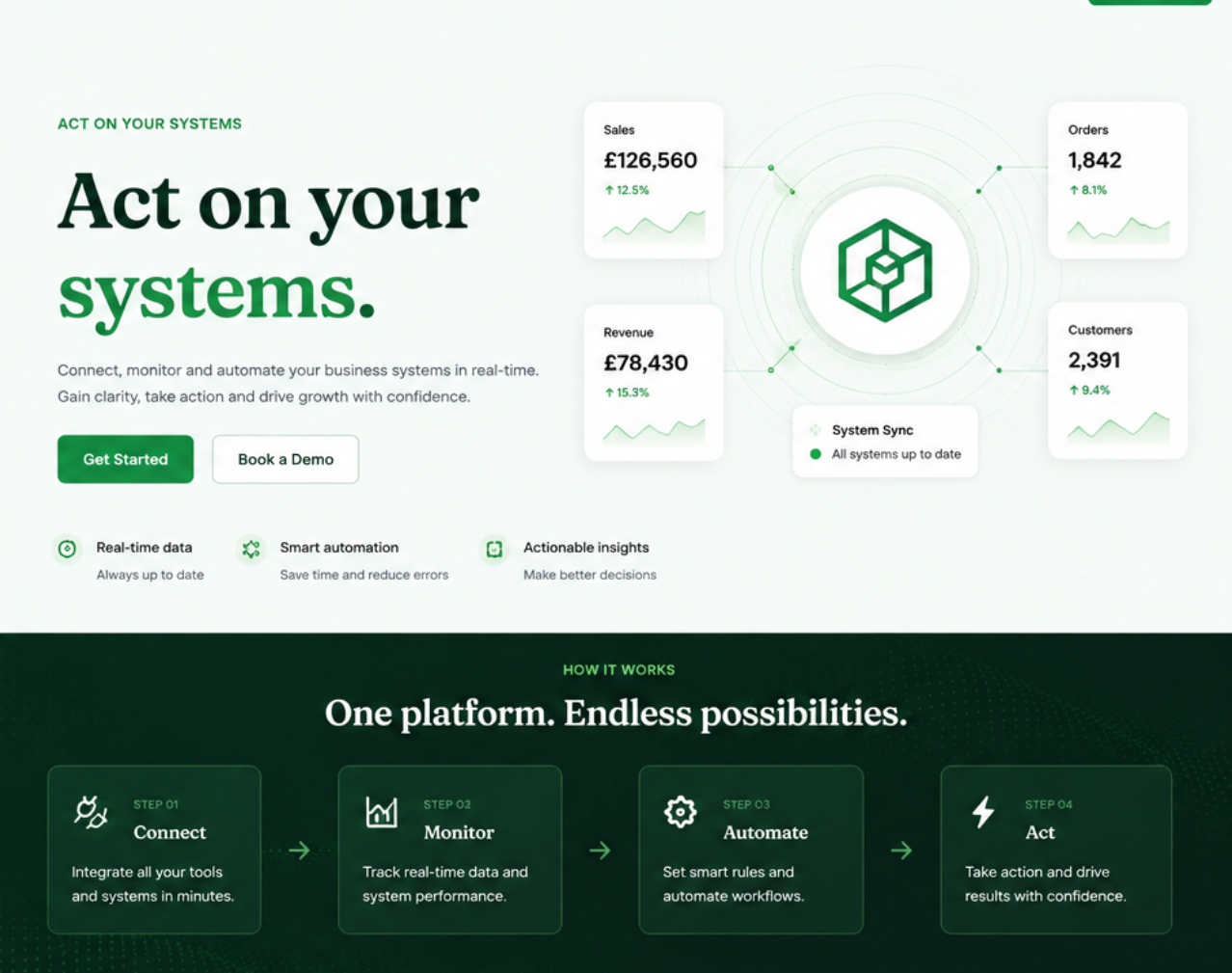 Act on your systems